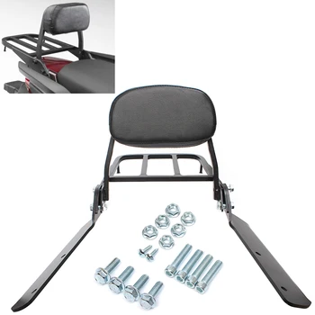 

Black Motorcycle Backrest Sissy Bar Luggage Rack Rear Carrier For Honda CTX 700 2014-2018