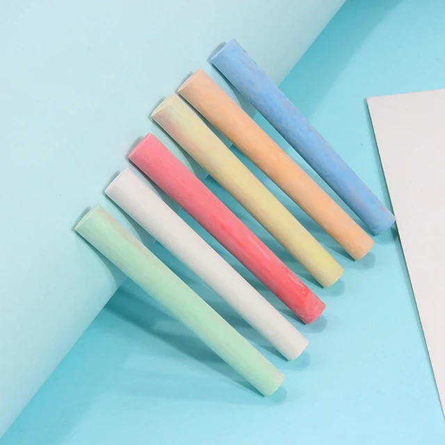 M17F Pack of 20 White/Colored Dustless Chalk Pen White Dustless Chalk  Non-Toxic Chalk - AliExpress