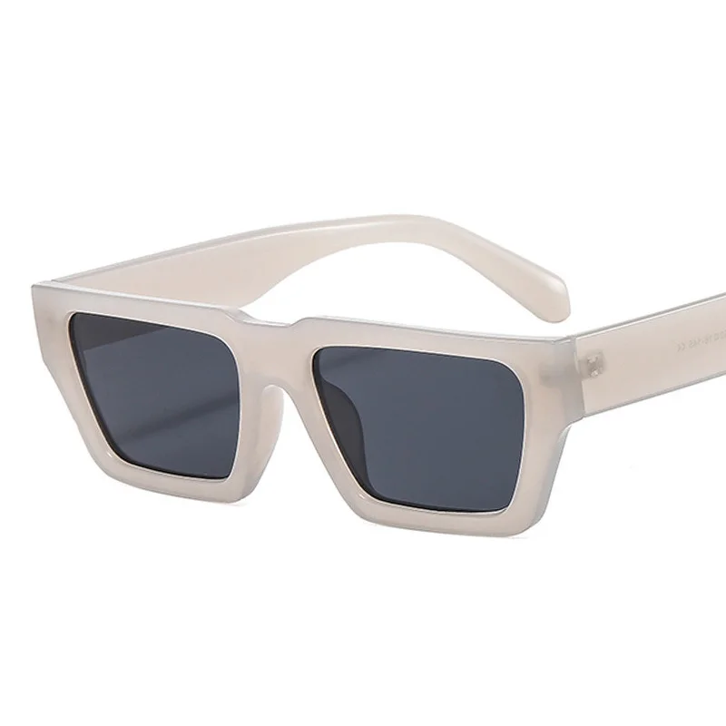 Brand Designer Rectangle Cat Eye Sunglasses Men Retro Shades Male Sun Glasses Small Frame Vintage Driving Oculos De Sol