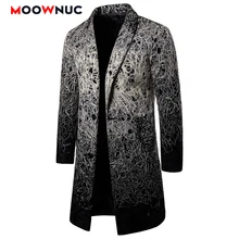 Ветровка для мужчин Тренч джентльмен зима Изящные в европейской стиле классический стиль пальто Hombre пальто куртки ветровка MOOWNUC
