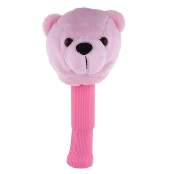 

Authentic Bear Golf Driver Woods Headcover Large Plush No.1 Head Cover Universal Golf Fairway Wood Head Covers Golf Accessories