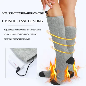 

Stockings чулки колготки женские Thigh High Socks Smart Heating Socks Unisex Winter Long Tube Electric Heating Socks Thickened