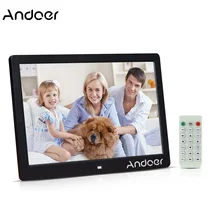 Andoer 1" TFT светодиодный цифровое фото рамка 1280*800 рекламная машина MP3 MP4 киноплеер будильник цифровая фоторамка