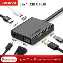 Lenovo USB C HUB tipo C a Multi USB 3.0 HDMI Dock adattatore per Huawei Asus Dell Computer portatile accessori USB-C porta Splitter