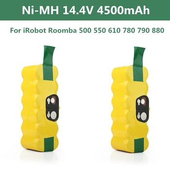 

Ni-MH 14.4V 4500mAh Rechargeable Battery For iRobot Roomba Vacuum Batmax Cleaner 500 550 610 780 790 880 570 650 900