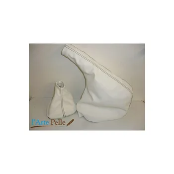 

Shift lever & brake Opel Vivaro cap genuine leather White