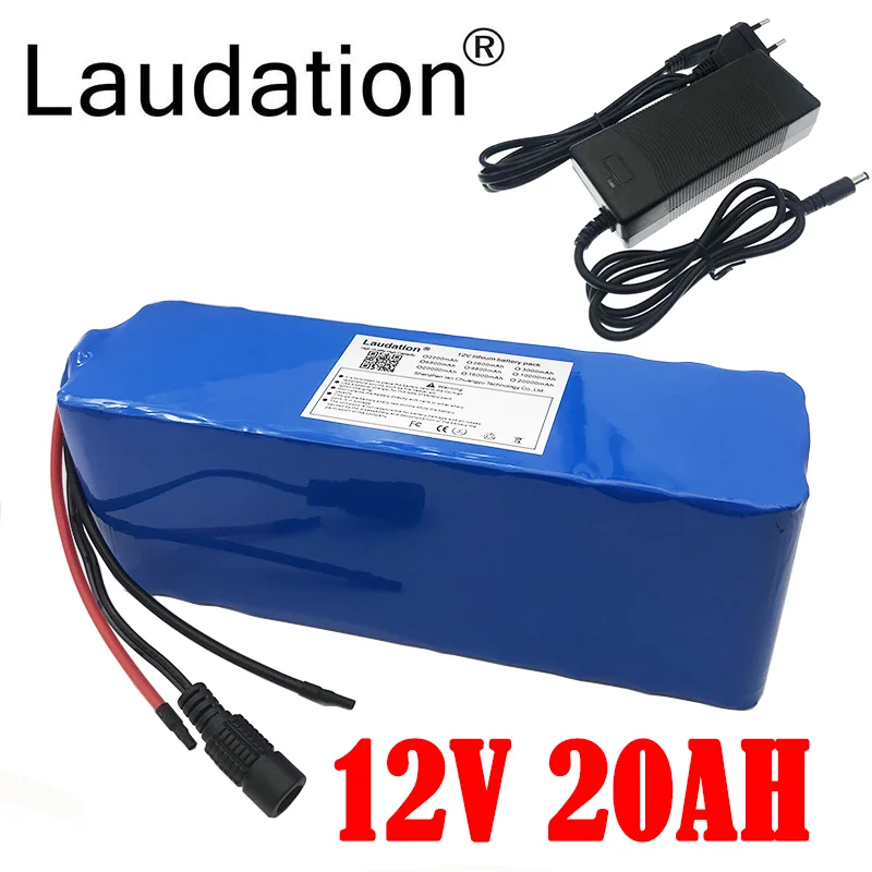 

Laudation 12В 20AH перезаряжаемая батарея с 10А BMS 12,6 В 18650 литий-ионная батарея охотничий ксеноновый рыболовный светильник наружный источник