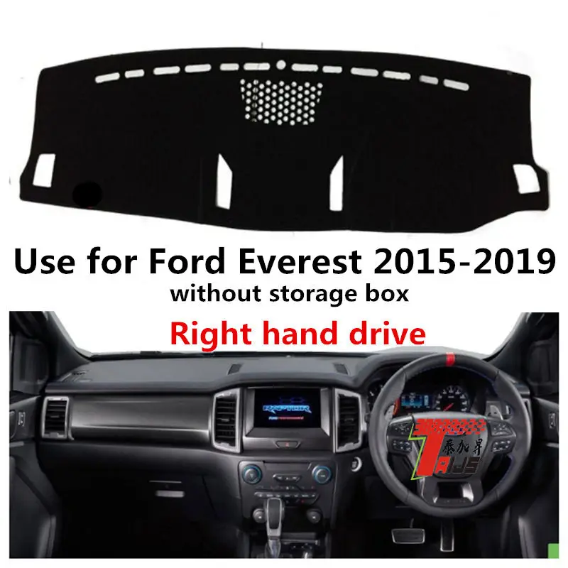 Taijs правый руль автомобиля приборной панели Крышка для Ford Everest- без коробки для хранения Анти освещение простой хорошее качество