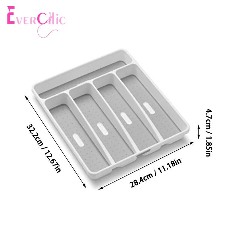 Ящик для столовых приборов 5 секций столовые приборы кухонная утварь ящик