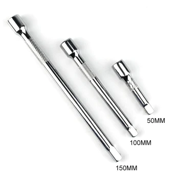 

3x Socket Extender Drive Ratchet Wrench Tool Bar Auto Repair Extension Steel Set