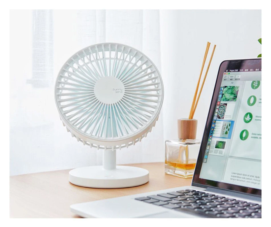 Xiaomi 3Life 202 Desktop Mute Fan USB Charging 2000mAh Battery Capacity description image 11