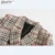 Zevity New 2020 Women Vintage Plaid Pattern Print Шерстяное Пальто Женское Шикарное Двубортное Пиджаки С длинным Рукавом Куртки Топы CT629
