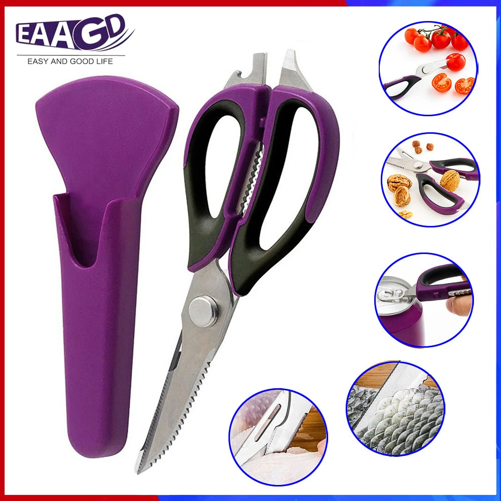 Heavy Duty Kitchen Scissors For Cutting Poultry, Chicken & All