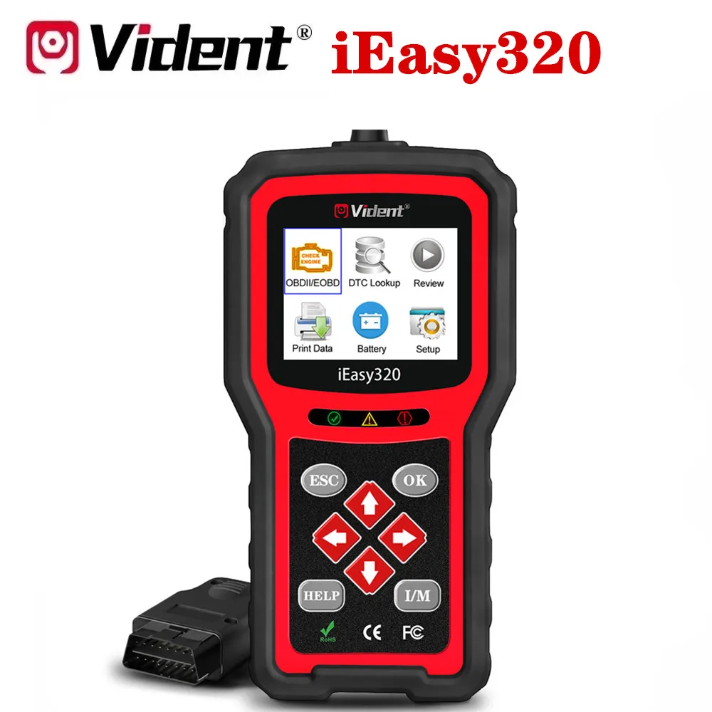 Leitor de código vident ieasy320 obdii/eobd + can