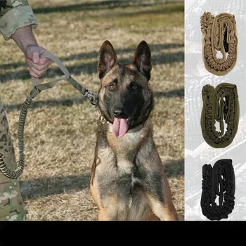 

Papipet Military Tactical Dog Rope Dog Harness German Shepherd Pet Dog Rope Handle Nylon Dog Leash Small Dog Large Dog