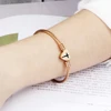 Cross Jesus Heart Bracelet Bangle For  Women Jewelry Stainless Steel Religion Bangles Wholesale ► Photo 2/6