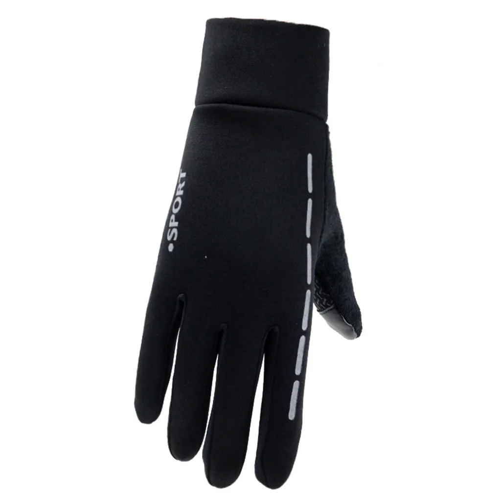 Зимние перчатки унисекс для сенсорного экрана телефона с использованием Зимнего вождения, велоспорта, бега, спорта на открытом воздухе, сохраняющие тепло перчатки, женские перчатки
