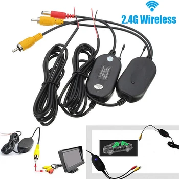 

2.4G Video Vehicle Monitor Wireless Backup Camera Kit Receiver Transmitter Rear View Car