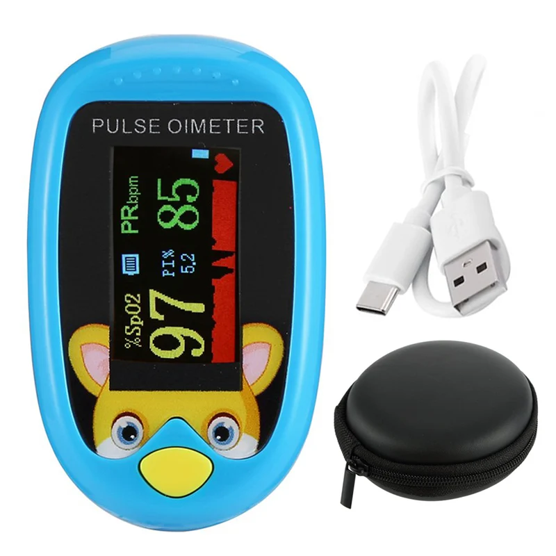 Children Kids Finger Pulse Oximeter for Pediatric/Child oximetro Pulsoximeter Medical Infant De Dedo SpO2 Saturation Meter |