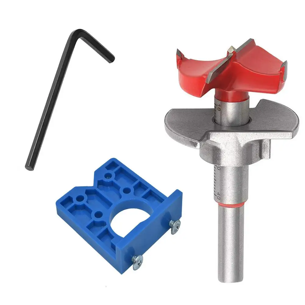 35mm Hinge Hole Drilling Guide Locator Boring Jig Drilling Tool