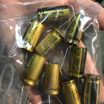 

2020 hot sale 10PCS/30PCS new Japanese original nichicon audio electrolytic capacitor FG 1000uF/50V free shipping