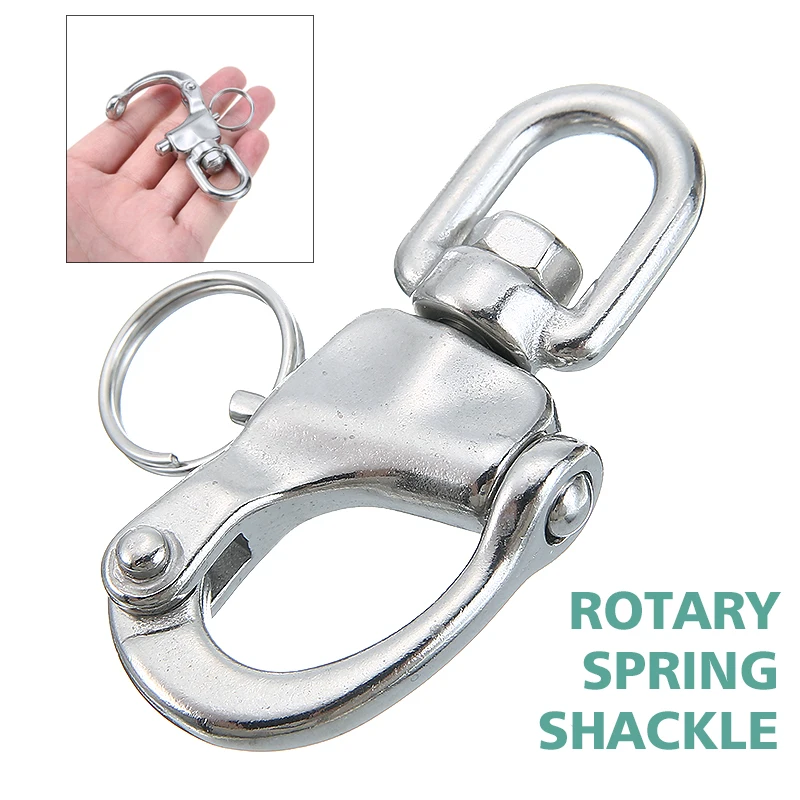 

Portable Swivel Snap Hook Hardware Stainless Steel Quick Release Boat Chain Eye Shackle Swivel Bracket Snap Hooks