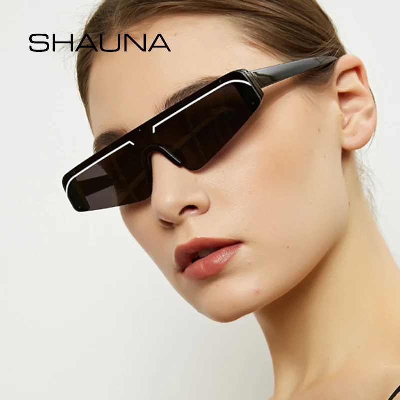 SHAUNA модные очки-половинки фиолетовые зеркальные солнцезащитные очки ретро маленькие кошачьи глаза отражающие оттенки мужские