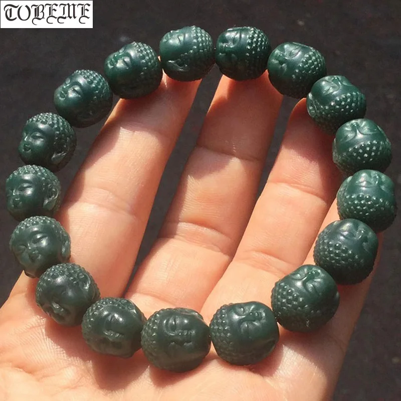 

Handcrafted Tibetan Palm Seeds Buddha Beaded Bracelet Buddhist Rosary Beads Tibetan Wrist Mala