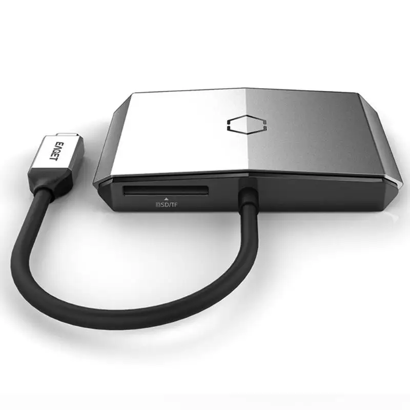Eaget CH35 usb type C концентратор 3 порта USB 3,0 адаптер кардридер док-станция зарядный сплиттер для настольного ноутбука