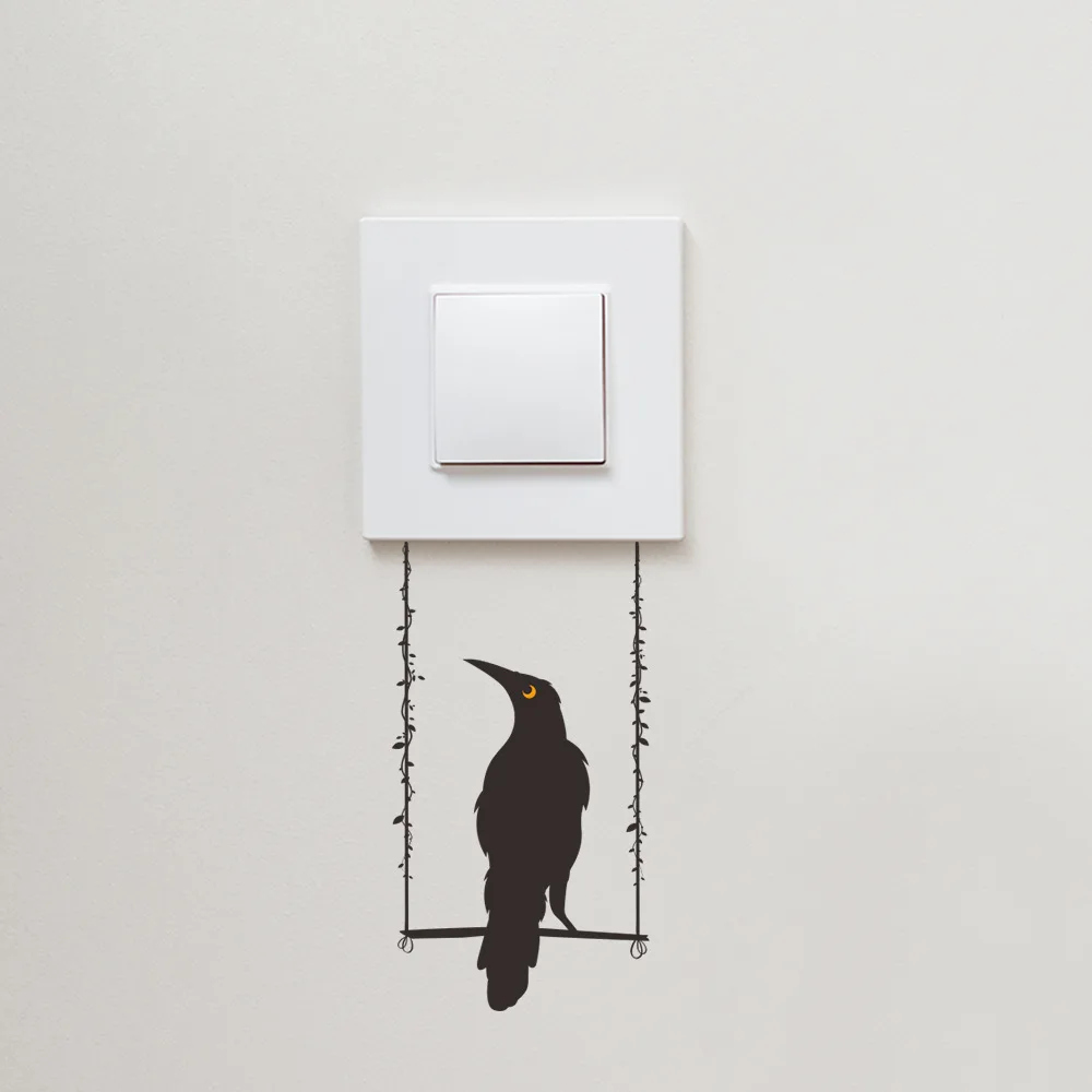 Creative Switch Stickers Different Pattern Switch Sticker Funny Wall