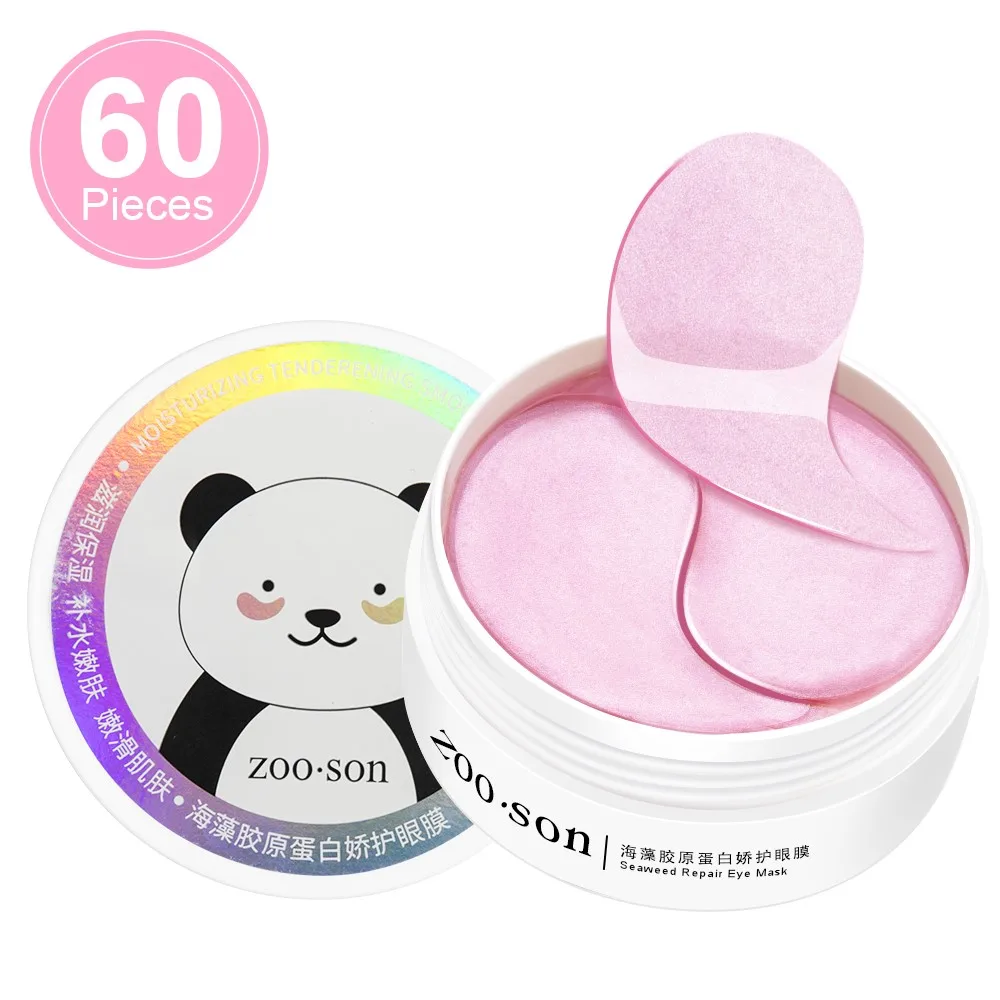 Eye Patch Mask Pink Collagen Anti Wrinkles Remove Dark Circles Ageless Hydrogel Sleeping Gel Patches 60PCS Moisturizing Pads|Creams| - AliExpress
