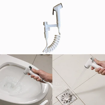 

Angle Valve 20.5 * 20.5cm Toilet Seat Attachment Fresh Water Pull Tube Bidet Spray Set Non-Electric Clean