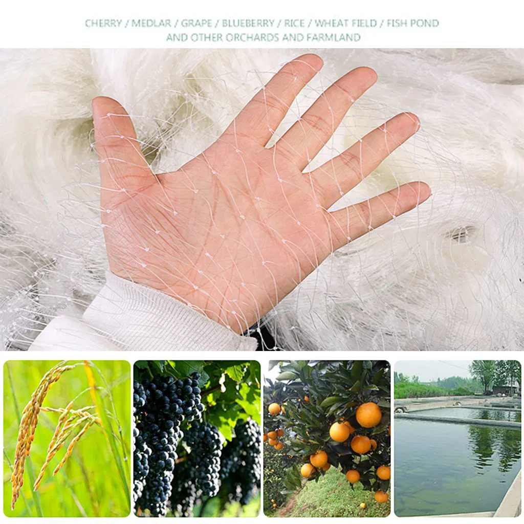 Heavy Anti Bird Netting Garden Protect Plants Trees Fence And Crops Protective Mesh Cat Dog Chicken Net 118X525 inch #F5 | Дом и сад