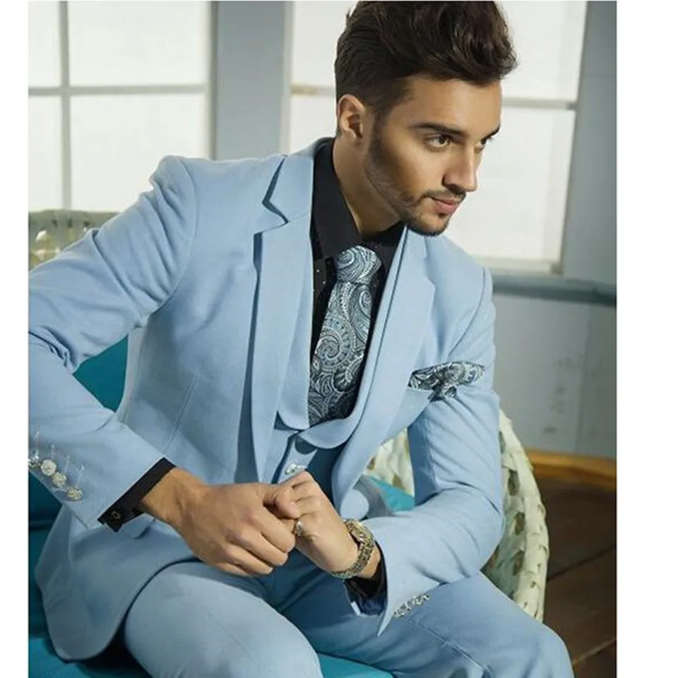 Новые Классические Для мужчин костюм Smolking костюм Terno Slim Fit Easculino вечерние костюмы для Для мужчин Комплект синего цвета в стиле смокинга жениха Вечерние дружки