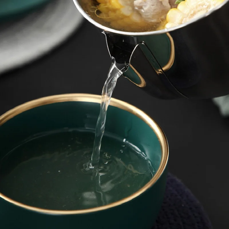 Масляный фильтр для супа, миска, сделает вашу жизнь более здоровым, масляный суп, разделительная миска, высокое качество, кухонный инструмент из нержавеющей стали 304