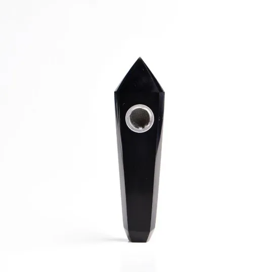 Мерная Обсидиановая трубка для курения|Камни| |