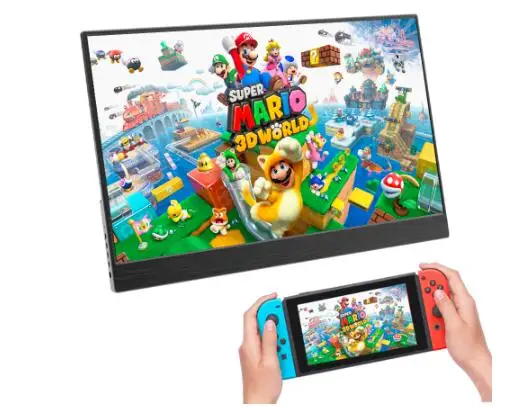 15 6 ЖК дисплей Тип USB C Hdmi монитор ips 1080p HD для PS4 ноутбук телефон Xbox переключатель ПК