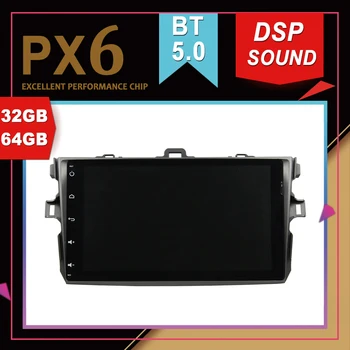 

PX6 Excellent Performance Android 9.0 Car Multimedia GPS For TOYOTA Corolla 2006-2011 DSP Sound NavigationTape Recorder Radio