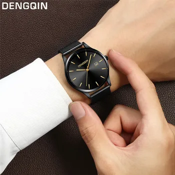 

Fashion Brand Luxury Mens Business Male Watch Classic Quartz Stainless Steel Date Wrist Watch relogio masculino часы мужские