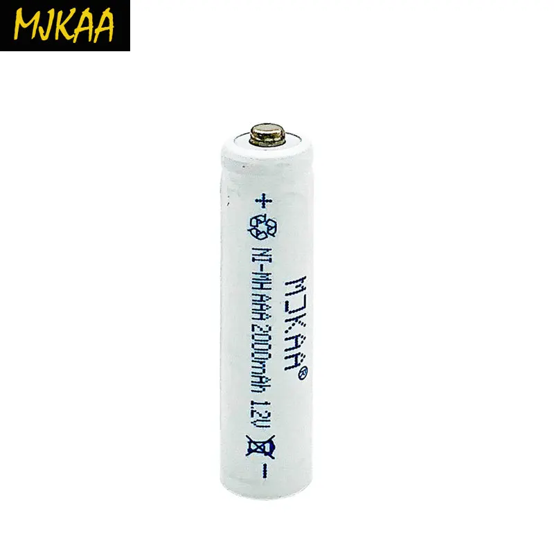 Аккумулятор MJKAA NIMH AAA 2000mAH 1 2 V 3A перезаряжаемый 1000 круг для фонарика камеры