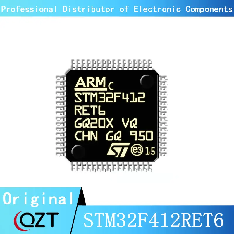 10pcs/lot STM32F412 STM32F412RE STM32F412RET6 LQFP-64 Microcontroller chip New spot stm32f411vct6 stm32f411vet6 stm32f412vet6 stm32f412vgt6 stm32f411 stm32f412 stm32f411 stm stm32 stm32f ic mcu lqfp 100 chipset