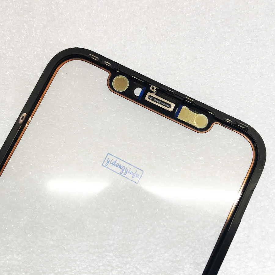 Оригинальное качество lcd дисплей сенсорный экран передняя внешняя стеклянная панель с гибким кабелем для iPhone 11 запасные части