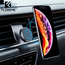 FLOVEME Upgrade magnetyczny uchwyt samochodowy na telefon do telefonu w samochodzie Air Vent uchwyt na magnes uchwyt na telefon do iPhone 11 Samsung Suporte