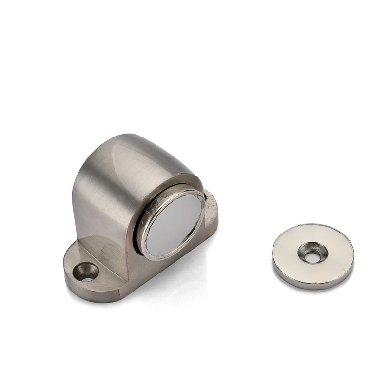 Strong Magnetic Door Stopper Suction Gate Supporting Hardware Powerful Mini Door Stop with Catch Screw Mount