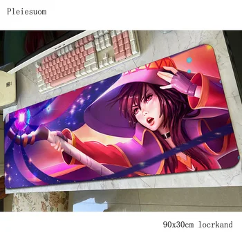

megumin padmouse 800x300mm gaming mousepad game wrist rest mouse pad gamer computer desk anime mat notbook mousemat pc
