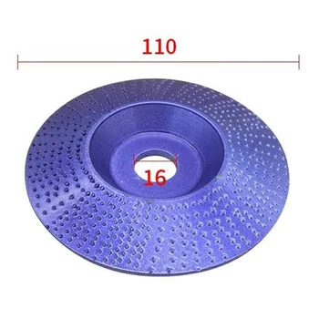 

Purple Angle Grinding Wheel Tungsten Carbide Wood Sanding Carving Shaping