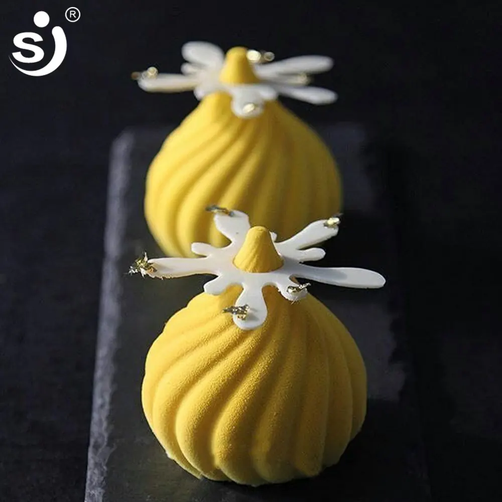 

SJ Silicone Cake Mold For Baking Tools Water Drop Ring Shaped Tray Christmas Mold Silicone Forms Cakes Decorating Tools Moulds
