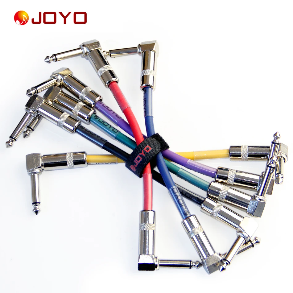 

Joyo CM-05 Guitar Effects Pedal Cable 6 pieces/lot 6 Different colors Guitar Accessories for Guitar Pedal