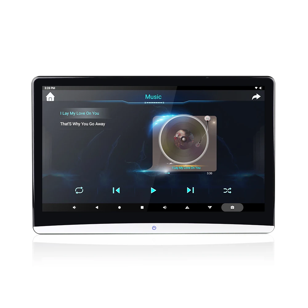 12,5 дюймовый Android 9,0 Автомобильный подголовник монитор 1920*1080 4K 1080P сенсорный экран WiFi/Bluetooth/USB/SD/HDMI/FM/зеркало