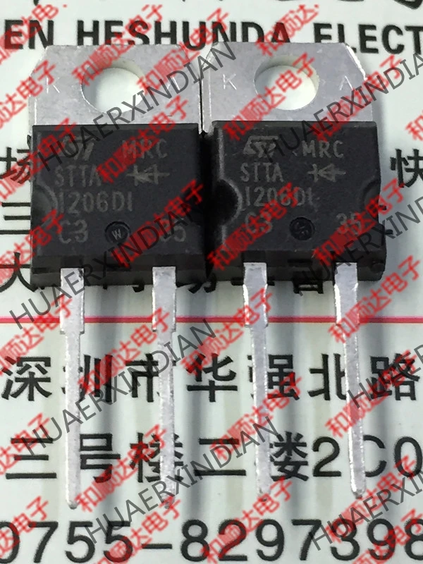 10 шт./лот и STTA1206DI TO-220-2 600V 12A